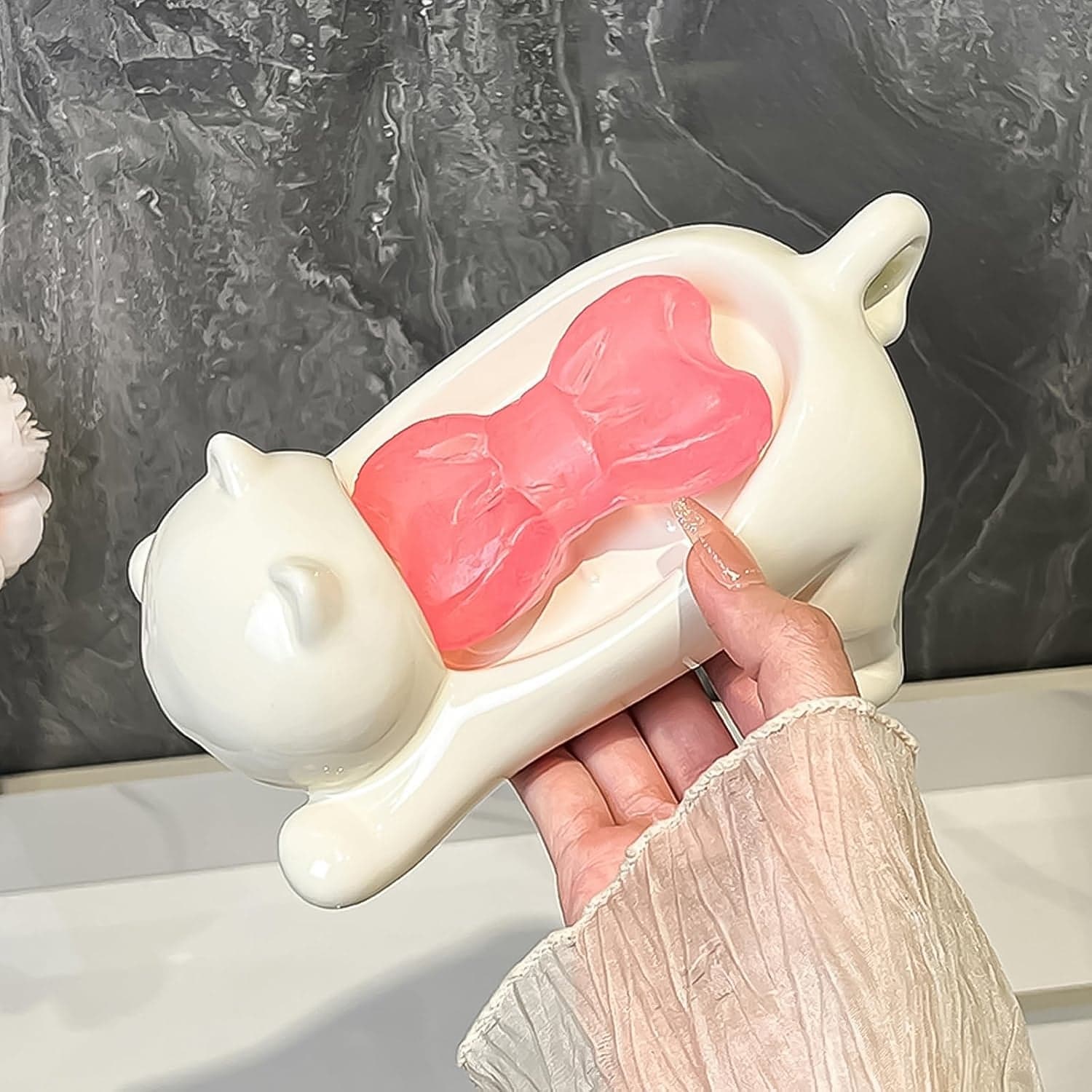 Cartoon Animal Shape Soap Dish Holder 1 Pc thumbnail 3