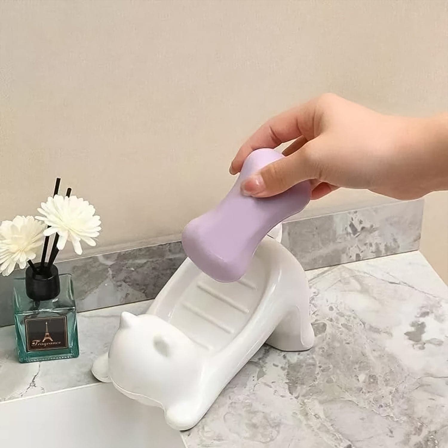 Cartoon Animal Shape Soap Dish Holder 1 Pc thumbnail 5