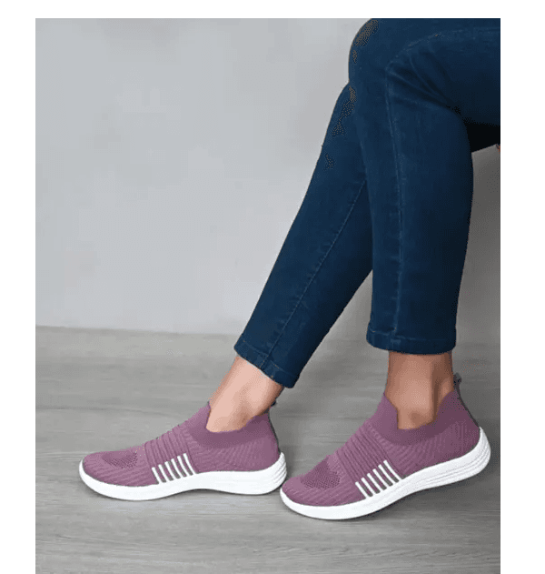 LIFEO Women's Walking Slip on Outdoor Shoes Sneakers !! Sports Shoes !! For Women (PINK ) thumbnail 1