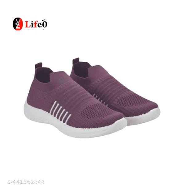 LIFEO Women's Walking Slip on Outdoor Shoes Sneakers !! Sports Shoes !! For Women (PINK ) thumbnail 2