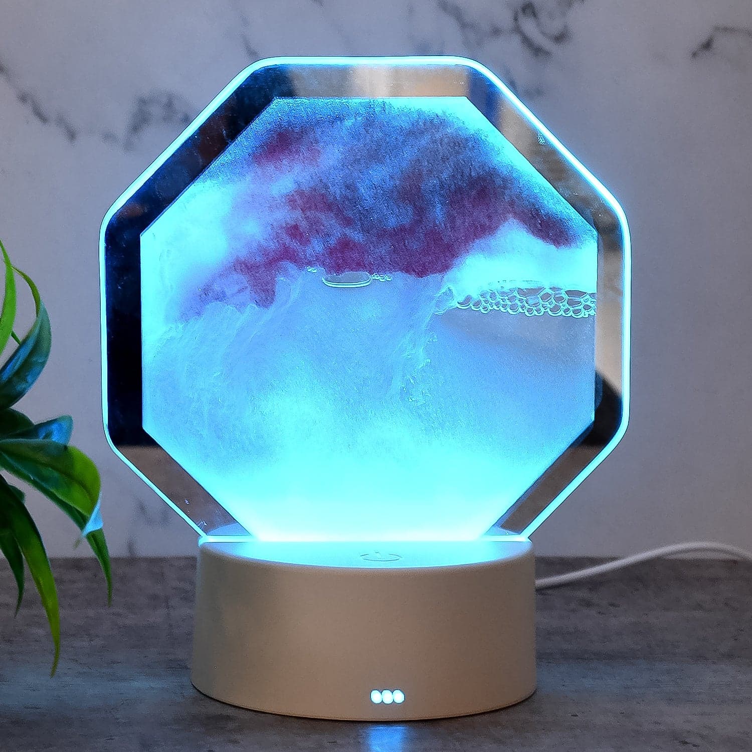 Led Moving Sand Art Table Lamp 1 Set thumbnail 5