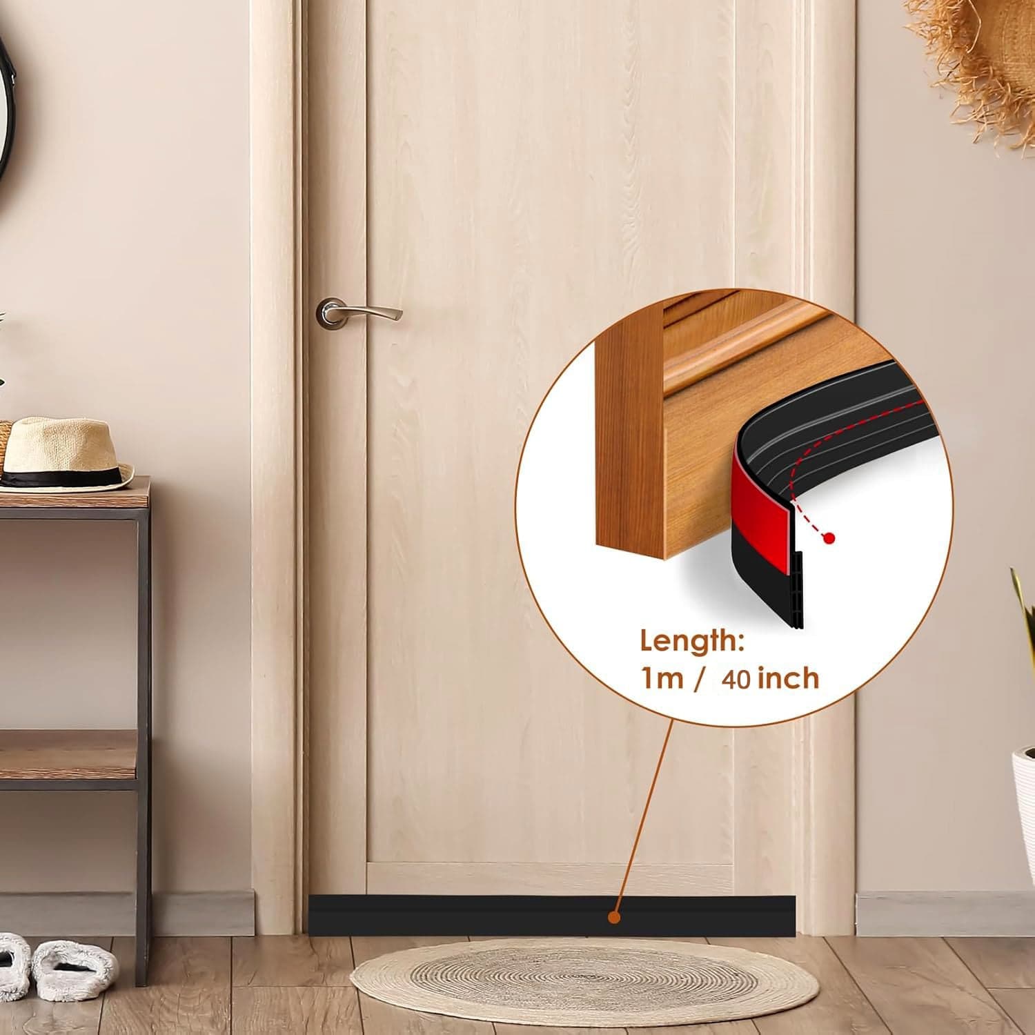 1Mtr Door Bottom Seal Strip 1Pc thumbnail 6