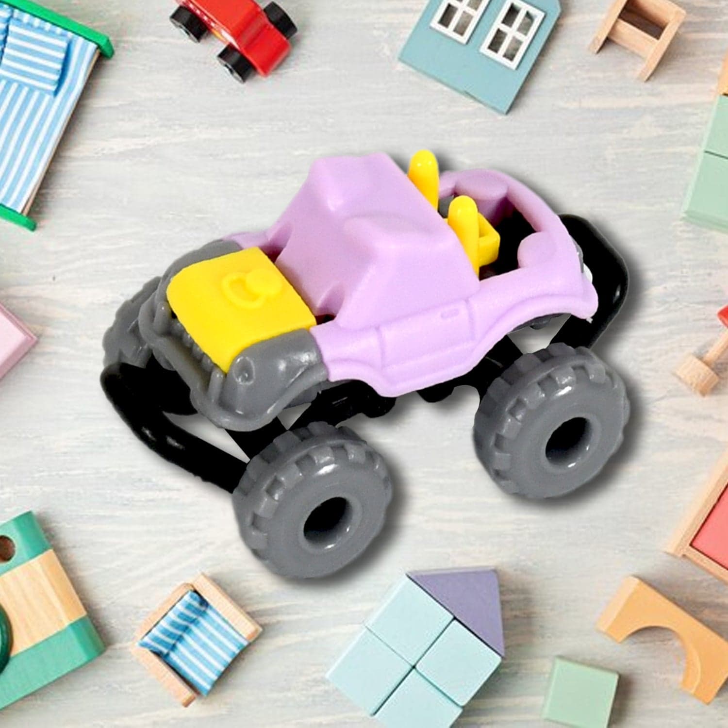 Mini Monster Trucks Friction Powered Cars for Kids Big Plastic Tires Baby Boys Super Cars Blaze Truck for Kids Gifts Toys thumbnail 5