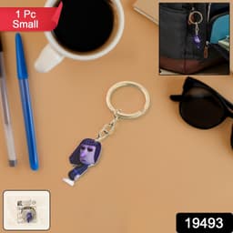 Mini Cartoon Character Keychain 1 Pc