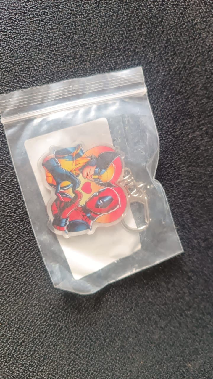 Stylish Acrylic Cartoon Character Keychain With Metal Clip 1 Pc thumbnail 6