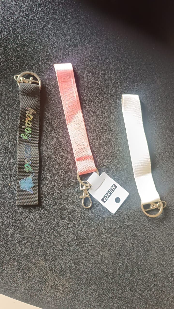 Fabric Ribbon Keychain Mix Colour thumbnail 6