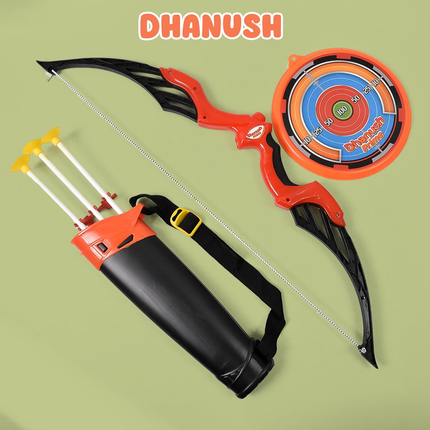 Arrow Big & Archery Toy (1 Dhanush, 3 Arrow, 1 Target, 1 Arrow Holder / 1 Set) thumbnail 1