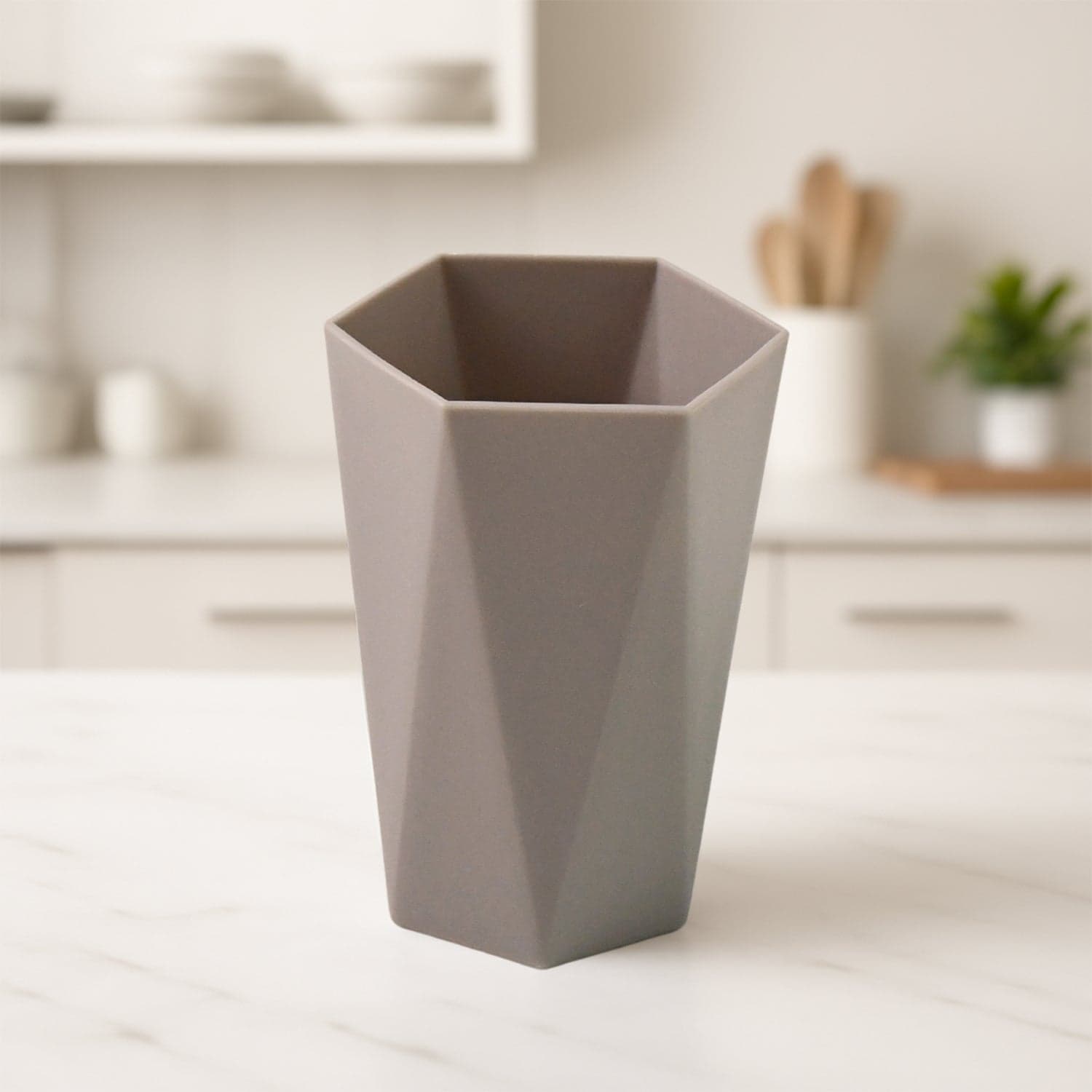 Hexagon Shape Plastic Drinking Glass thumbnail 2