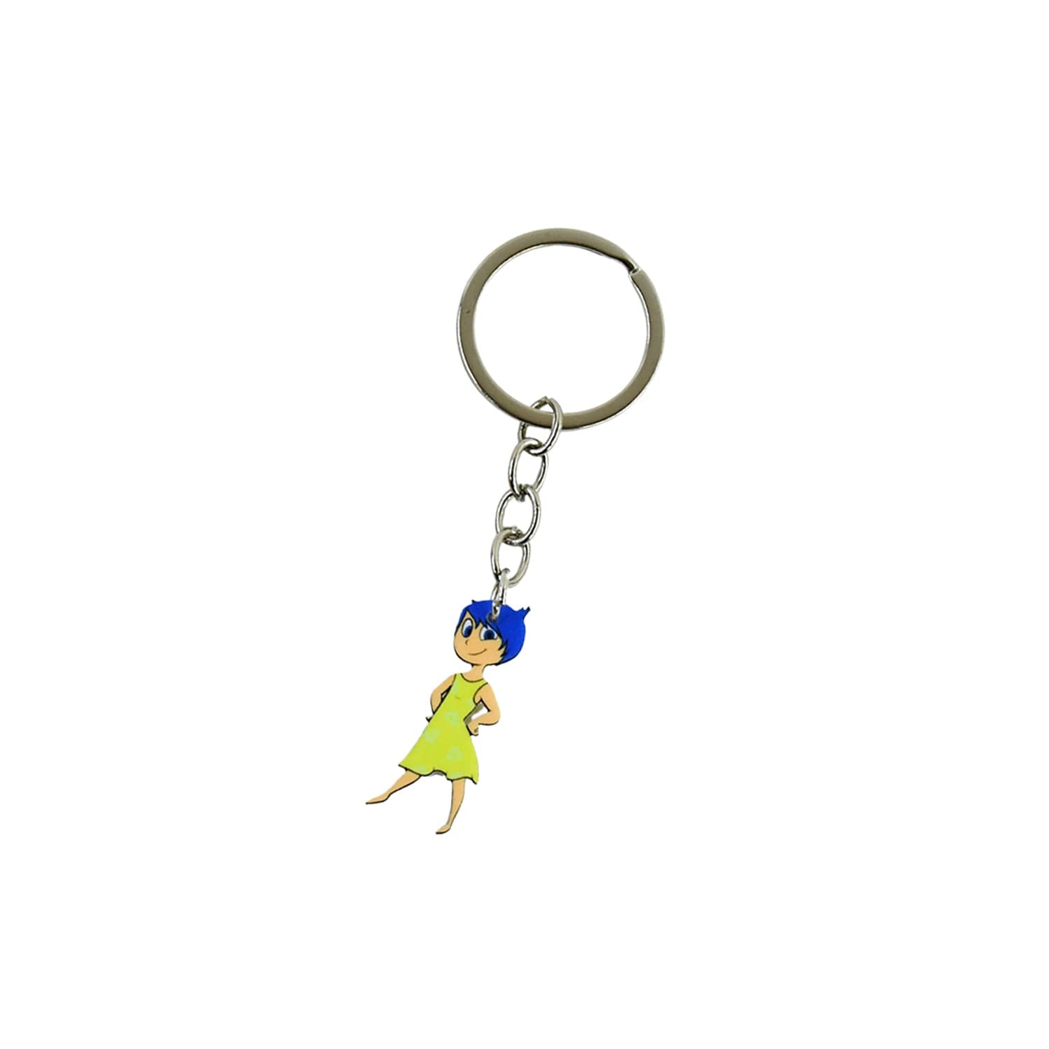 Cartoon Character Soft Pvc Keychain With Haired Girl Design 1 Pc thumbnail 4