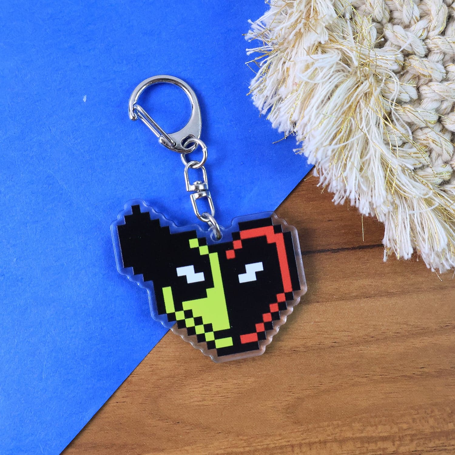 Acrylic Cartoon Keychain 1Pc thumbnail 3