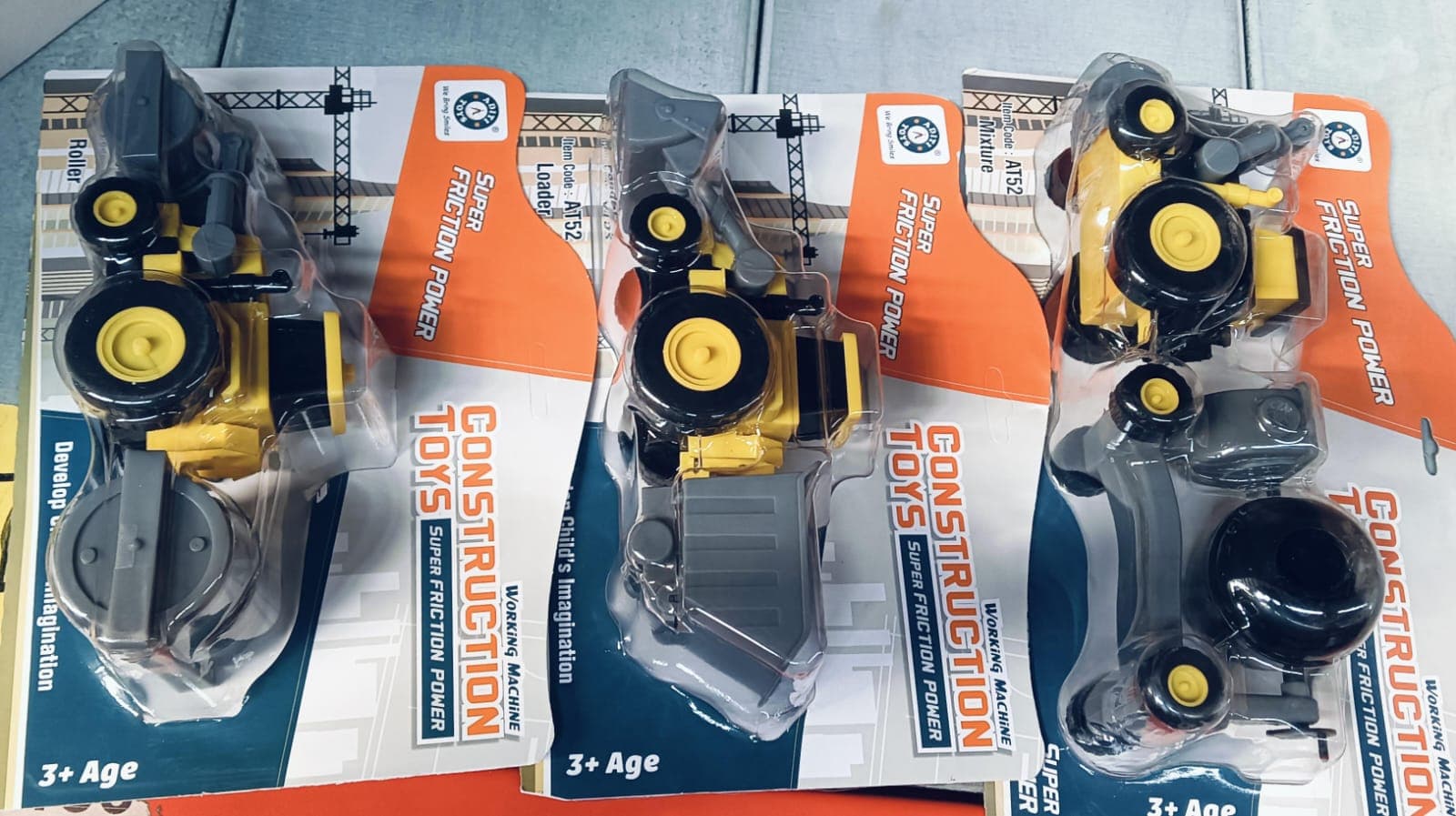 Mini Friction Excavator Loader Toy for Kids thumbnail 9