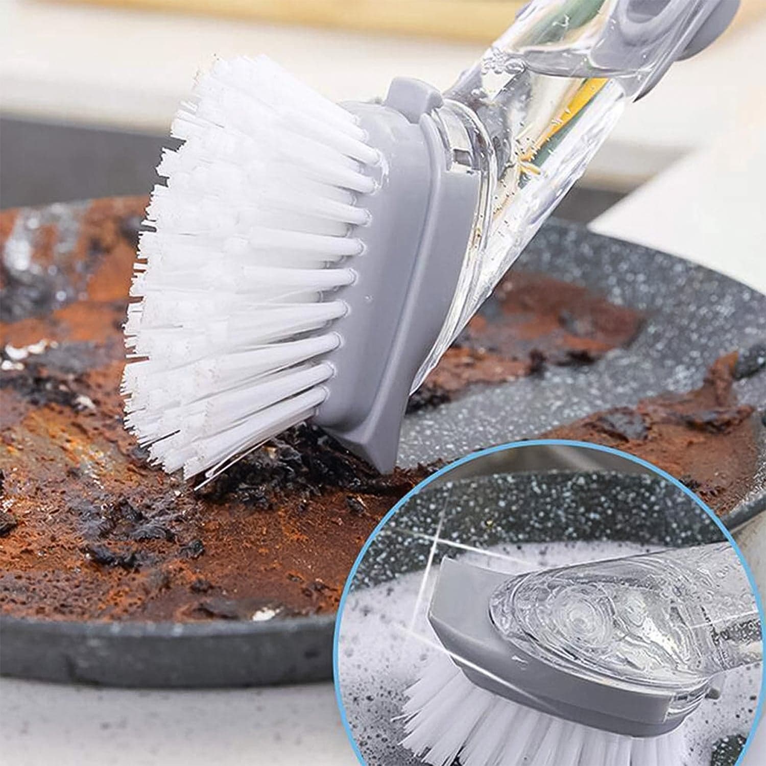 Dish Scrub Brush 1Pc thumbnail 5
