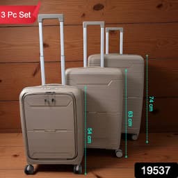 Hard Shell Trolley Luggage Bag Set Of 3 Pice