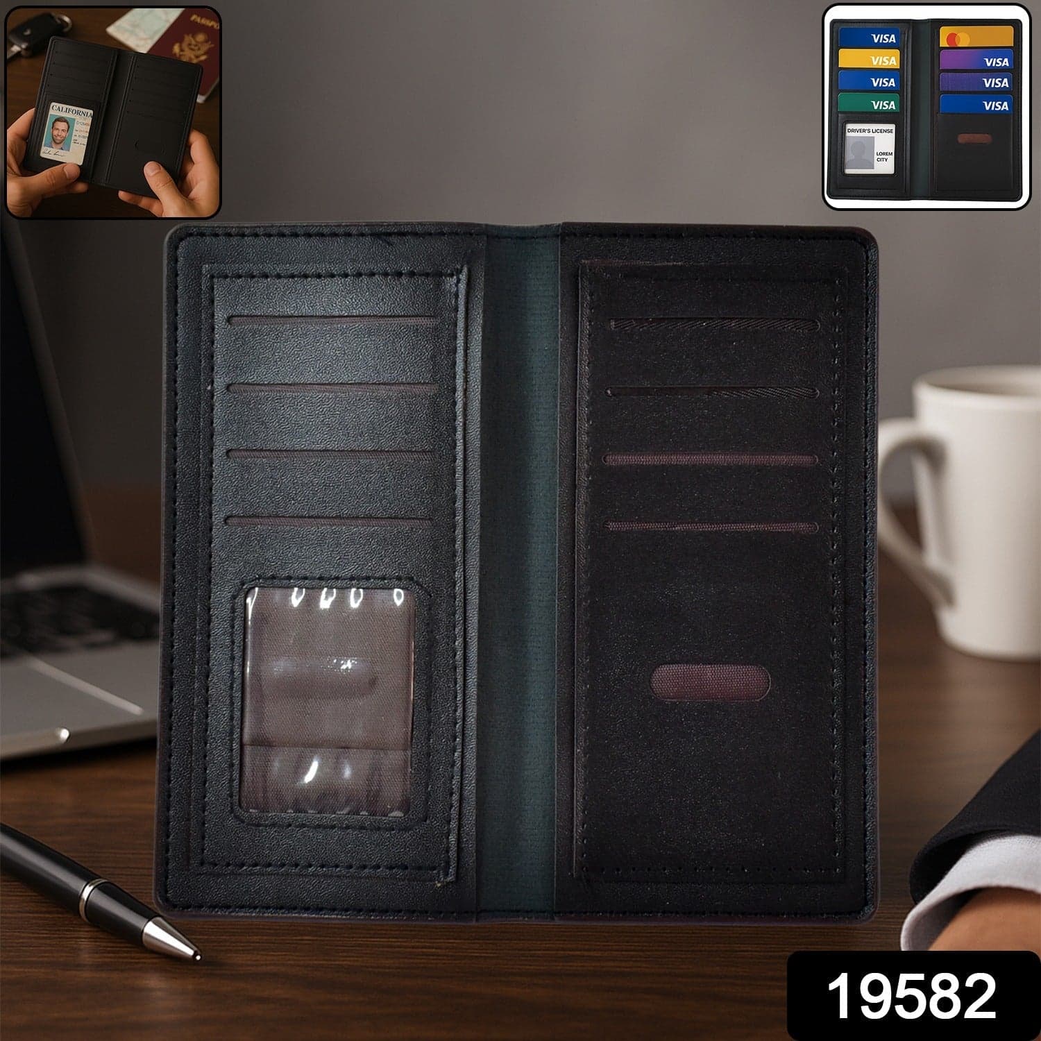 Multi Compartment Travel Wallets 1Pc thumbnail 1