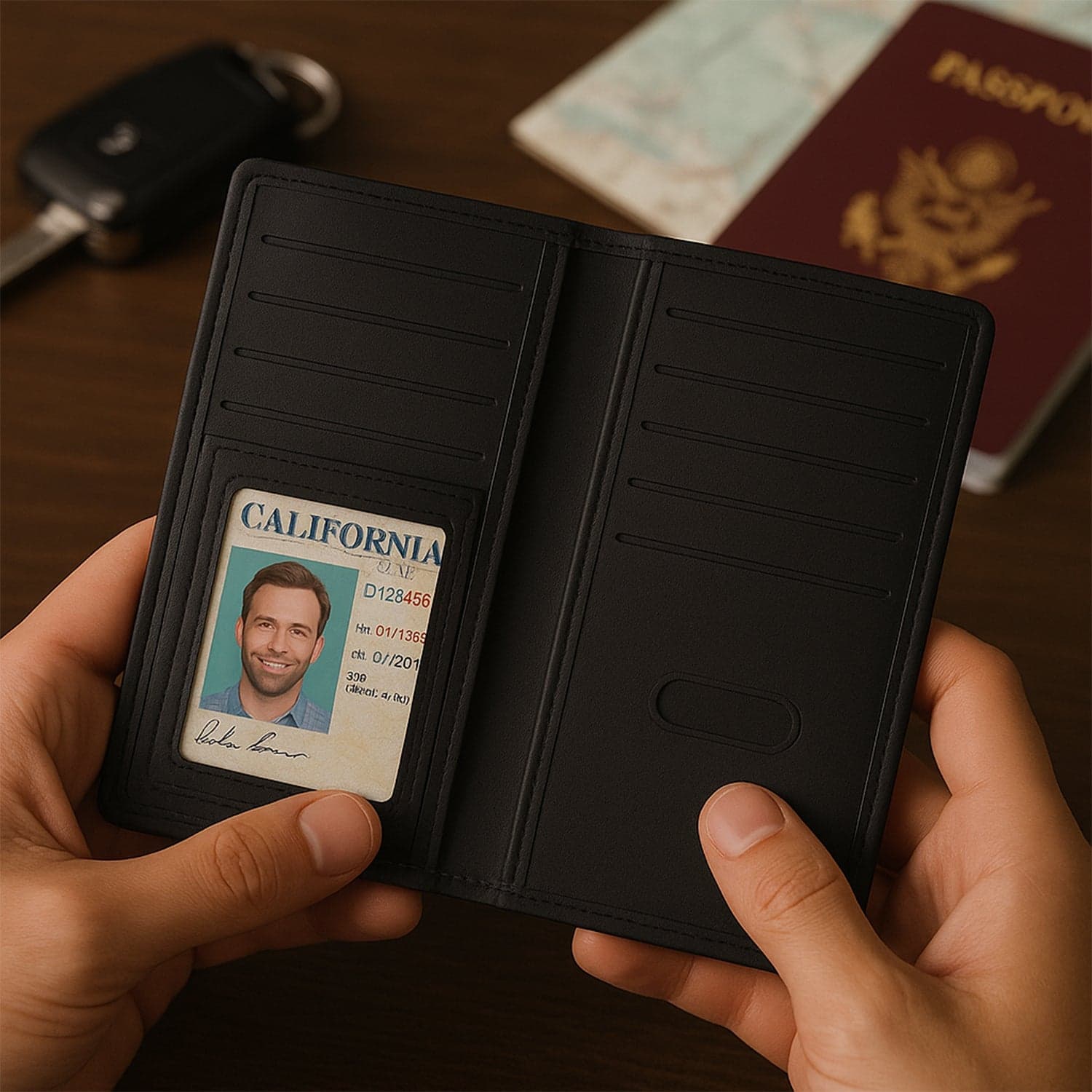 Multi Compartment Travel Wallets 1Pc thumbnail 2
