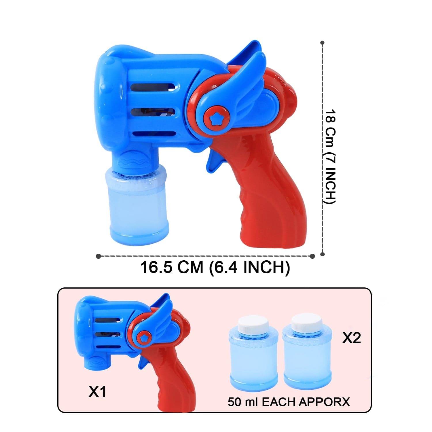 Rechargeable Bubble Gun Toy For Kids 1 Set thumbnail 3