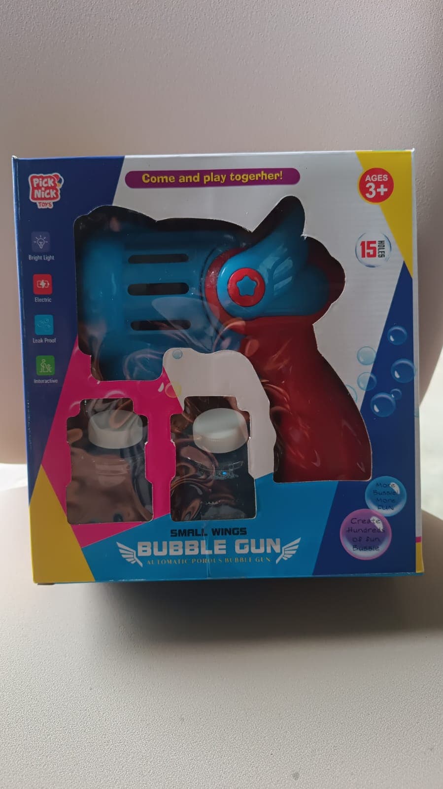 Rechargeable Bubble Gun Toy For Kids 1 Set thumbnail 7
