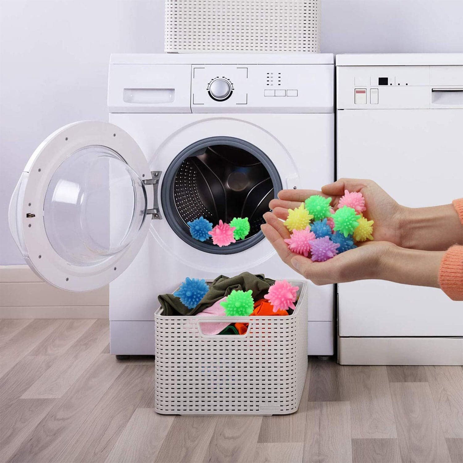 Reusable Laundry Washing Balls Mix 50 Pc thumbnail 5
