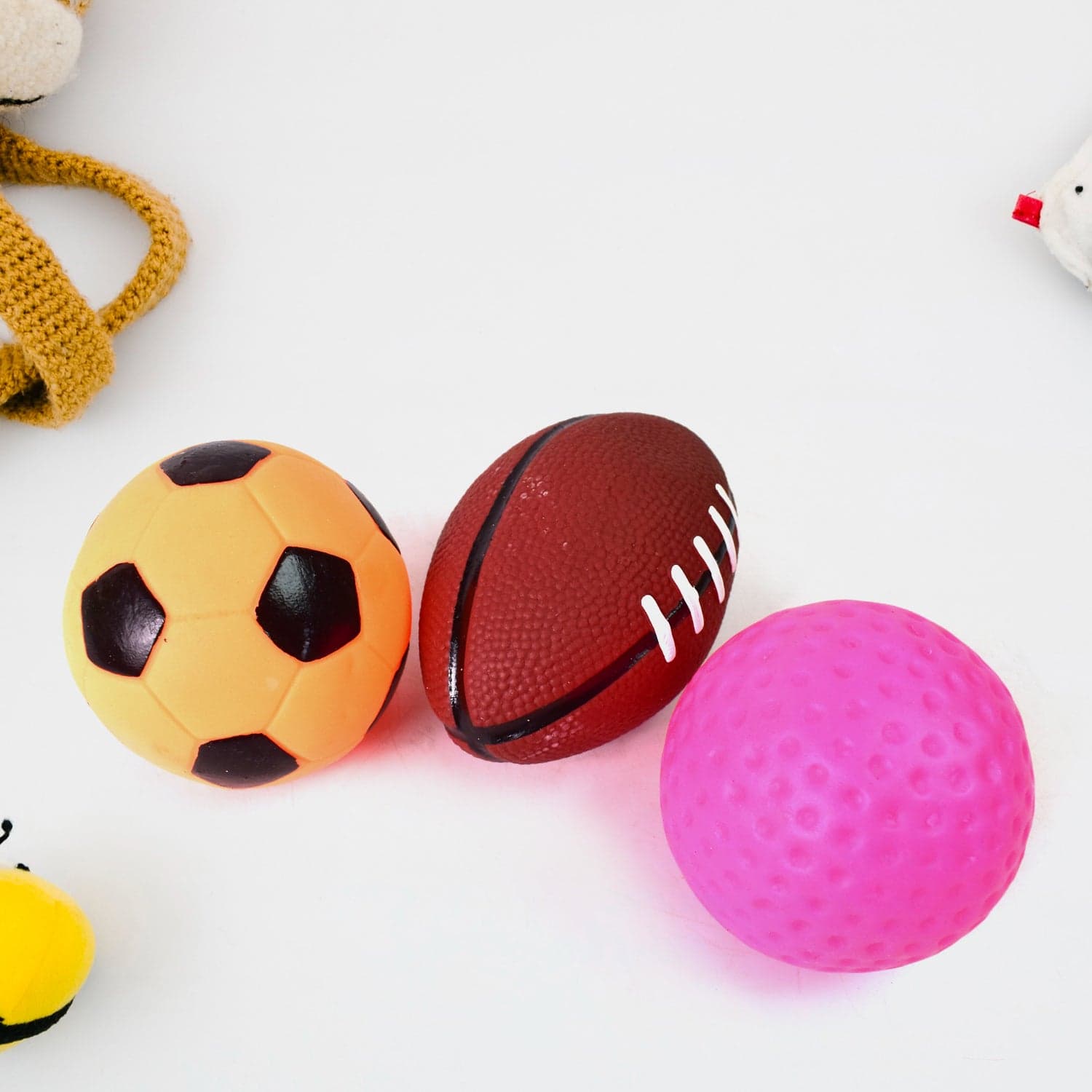 Sports Squeeze Ball Toy Set of 3 Soft Balls for Kids/Toy for Kids thumbnail 1