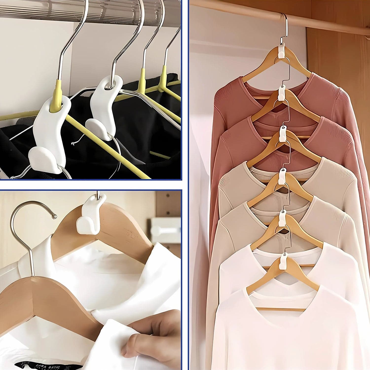 Multi Color Hanger Connector Hooks 30 Pc thumbnail 3