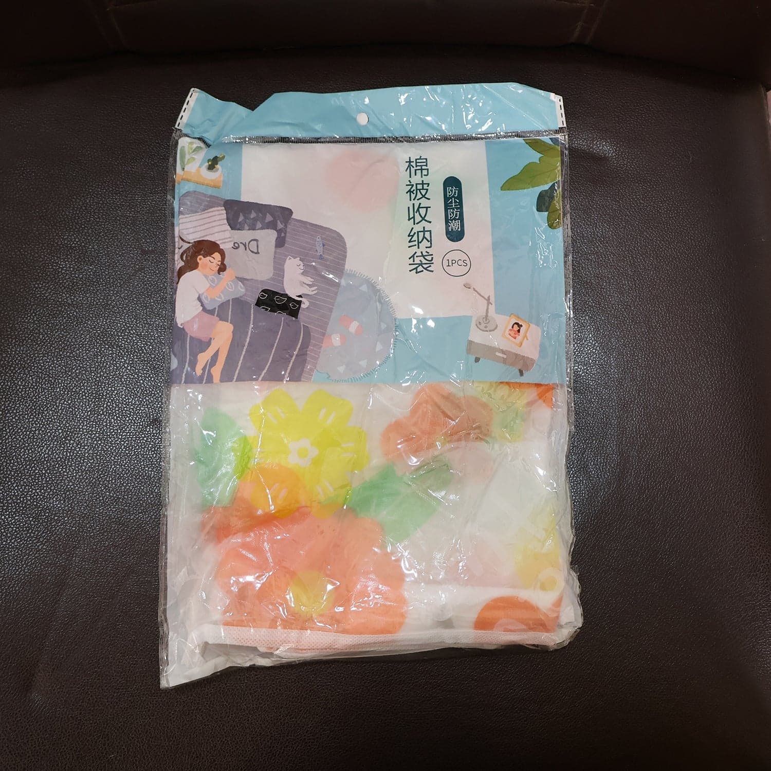 Large Blanket Storage Bag With Zipper 40X83 Cm thumbnail 8