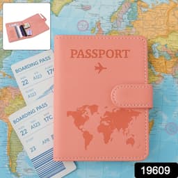 Premium World Map Design Travel Passport Holder Wallet 15X11Cm 1 Pc