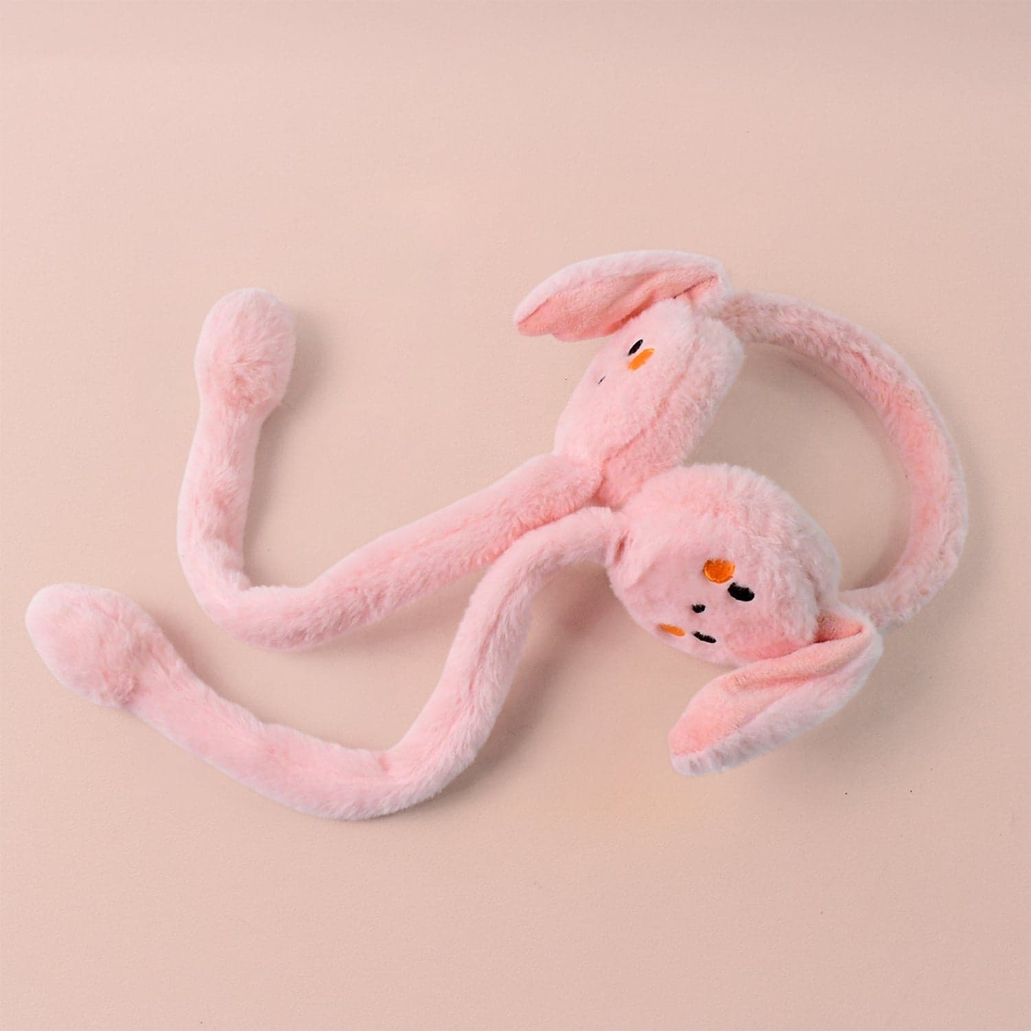 Cute Jumping Rabbit Ear Plush Winter Earmuffs 1 Pc 1 thumbnail 2