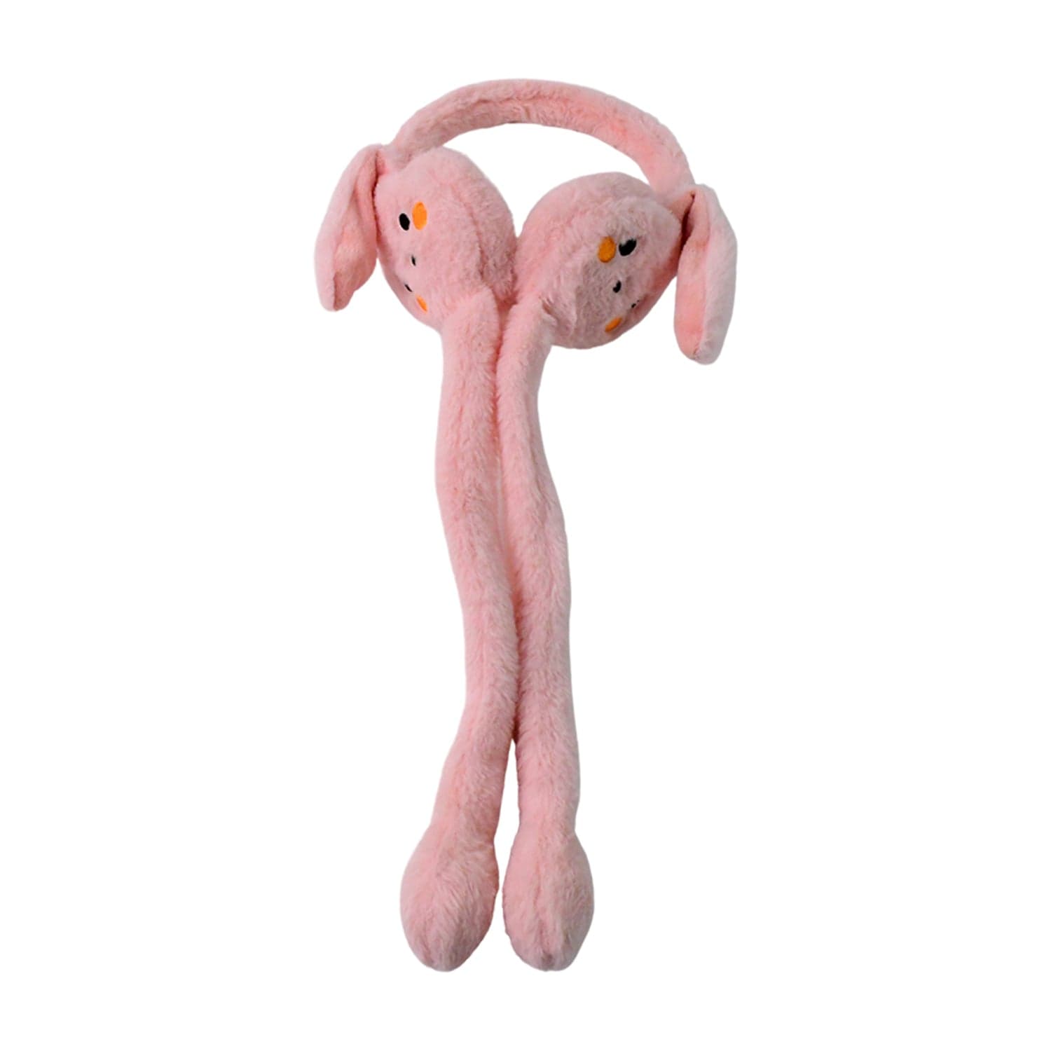 Cute Jumping Rabbit Ear Plush Winter Earmuffs 1 Pc 1 thumbnail 4