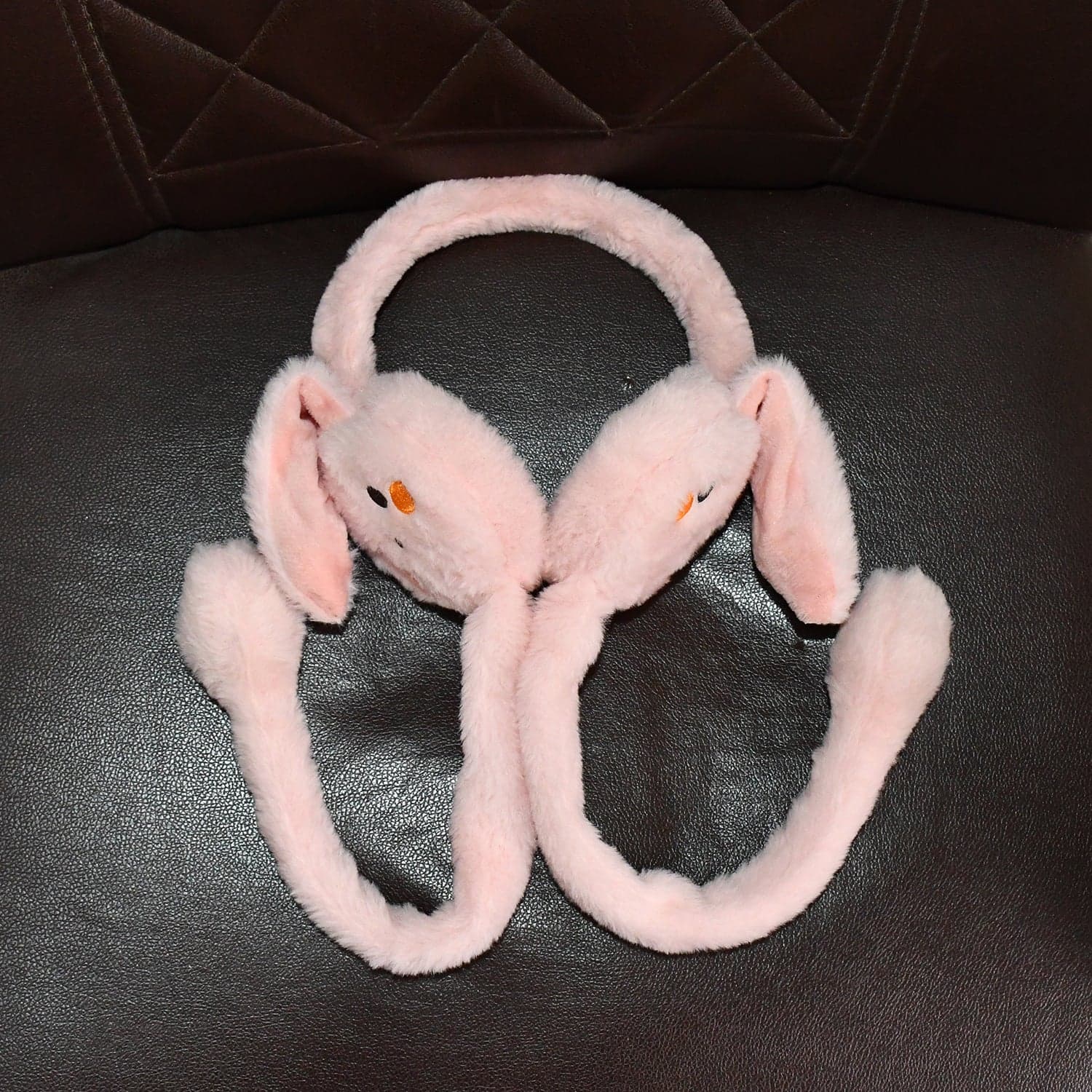 Cute Jumping Rabbit Ear Plush Winter Earmuffs 1 Pc 1 thumbnail 8