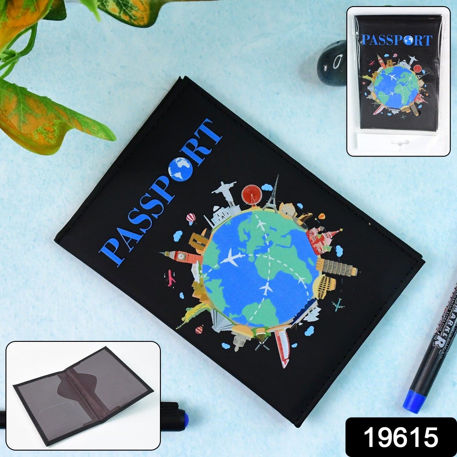 Stylish Printed Passport Holder Cover 1 Pc 1 thumbnail 1