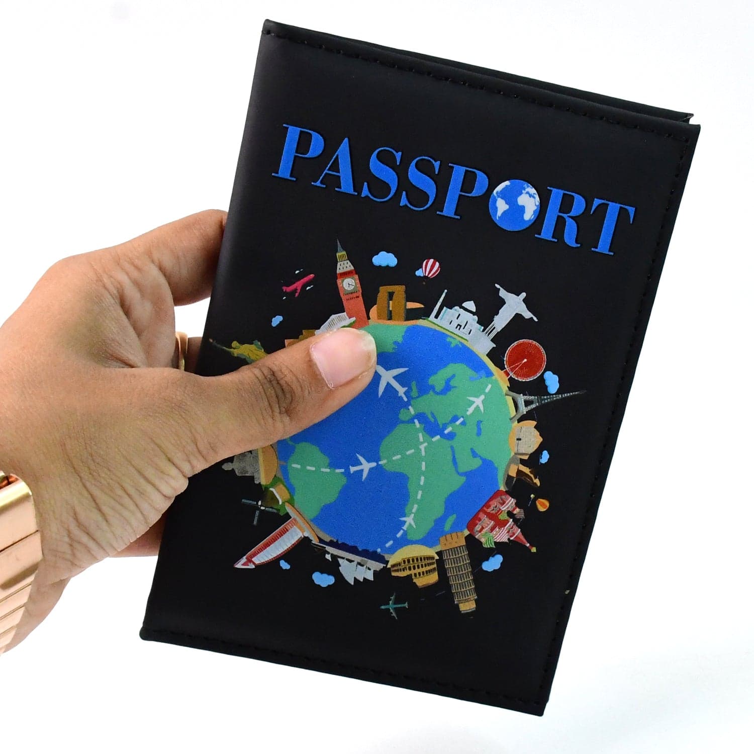 Stylish Printed Passport Holder Cover 1 Pc 1 thumbnail 5