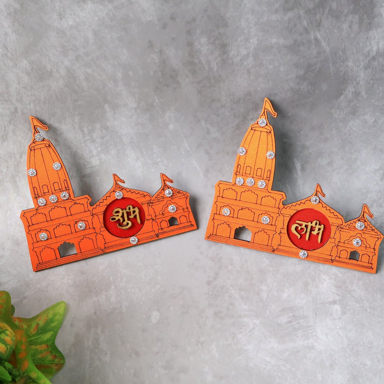 Shubh Labh Wall Temple Sticker 2Pc thumbnail 3