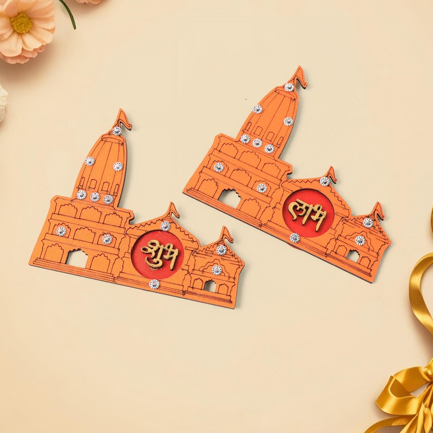 Shubh Labh Wall Temple Sticker 2Pc thumbnail 6