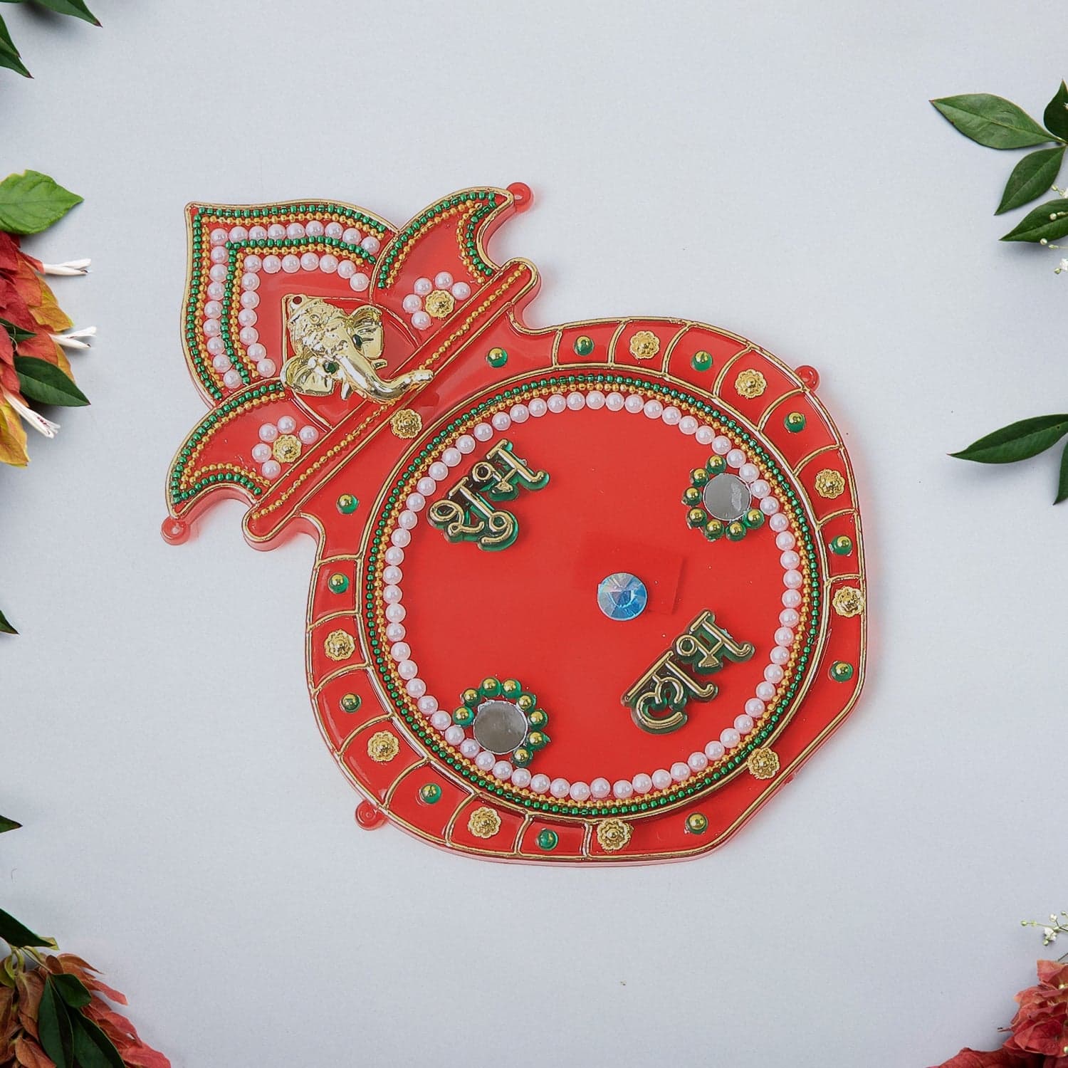 Decorative Kalash Wall Hanging With Shubh Labh 1 Pc thumbnail 3