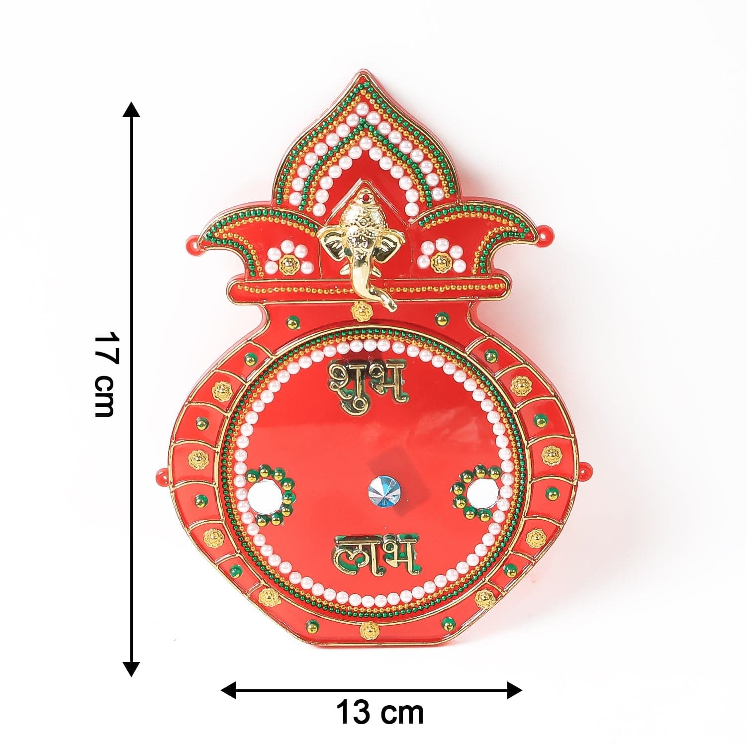 Decorative Kalash Wall Hanging With Shubh Labh 1 Pc thumbnail 5