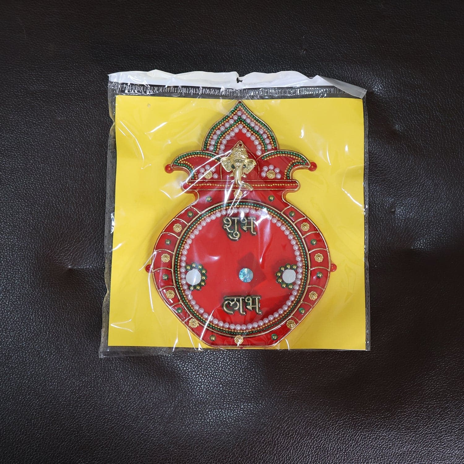 Decorative Kalash Wall Hanging With Shubh Labh 1 Pc thumbnail 7