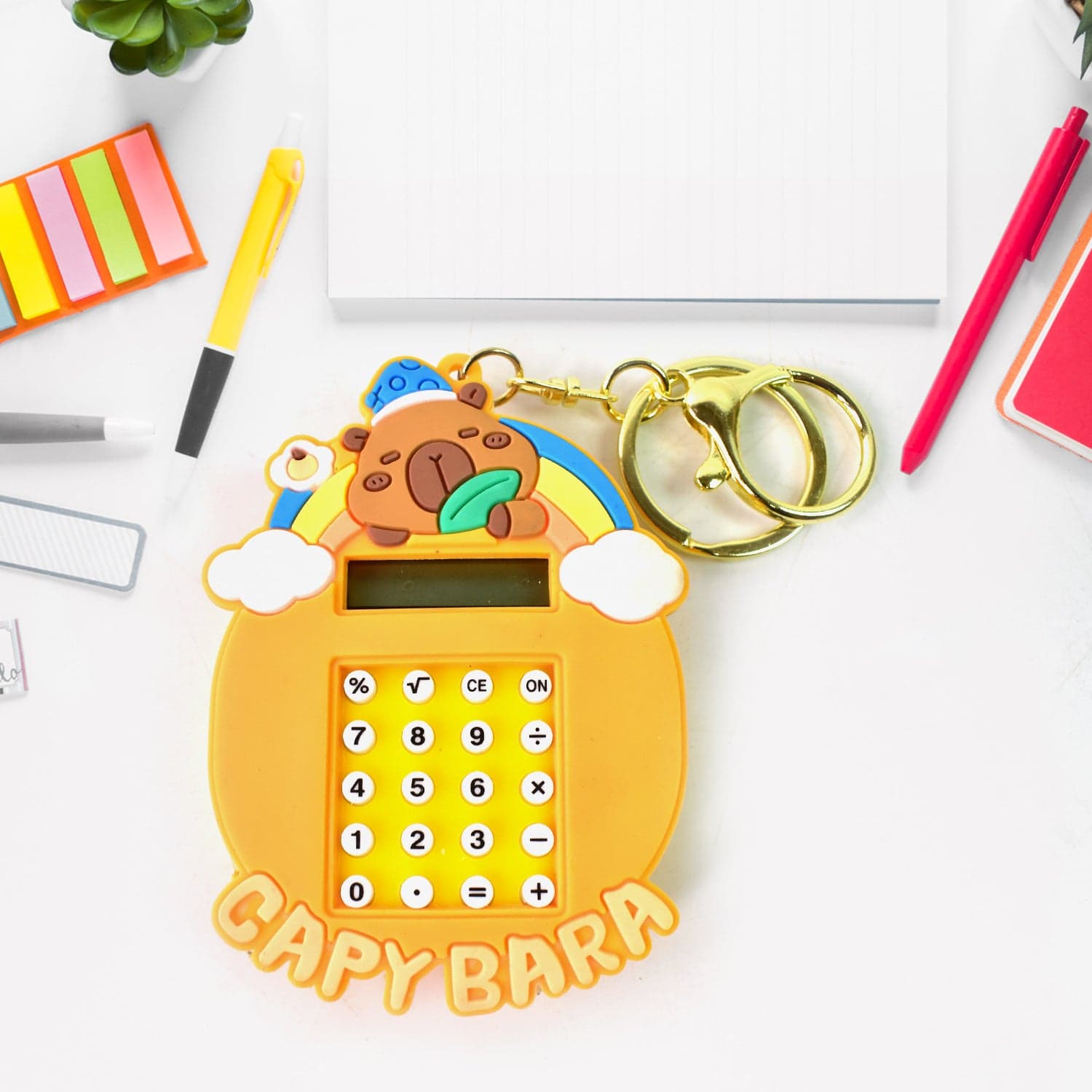 Mini Digital calculator Keychain (1 pc / Mix Design) thumbnail 4