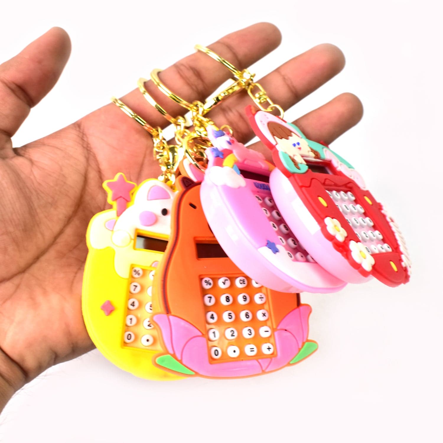 Mini Digital calculator Keychain (1 pc / Mix Design) thumbnail 6