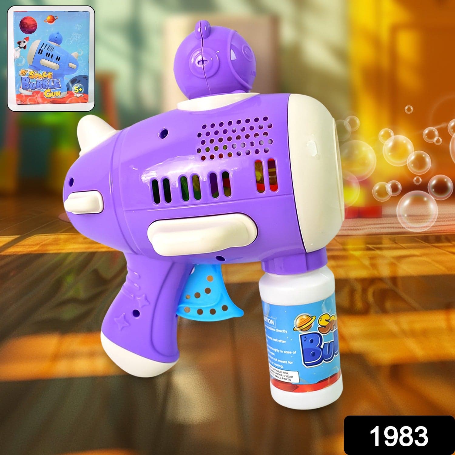 Space Bubble Gun Toy For Kids (with Solution) thumbnail 2