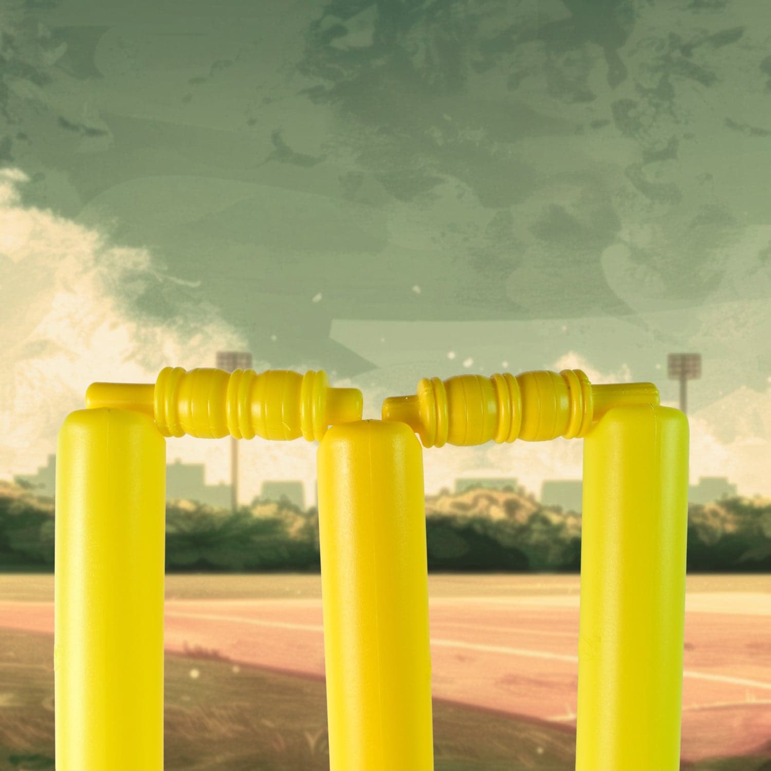 Big Cricket Kit, Cricket Set With 1 Cricket Bat, 1 Rubber Ball, Bails, 3 Stumps With Stand Base thumbnail 3