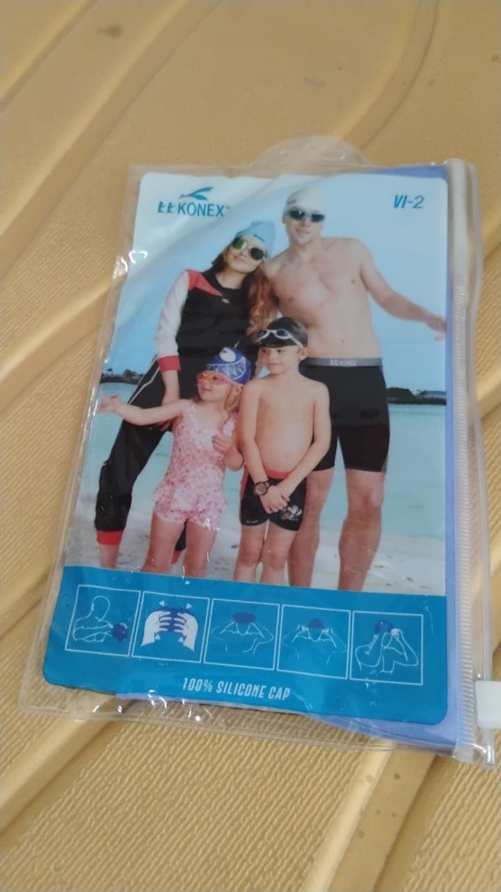 Silicone Swimming Cap 1 Pc thumbnail 7