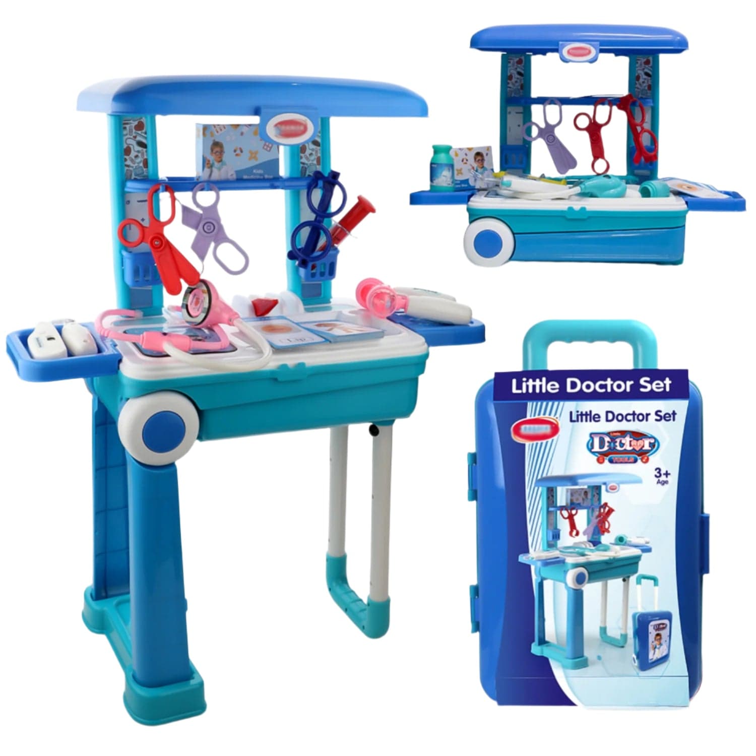 Premium Doctor Set Trolley Little Doctor Kids Toy (1 Set) thumbnail 1