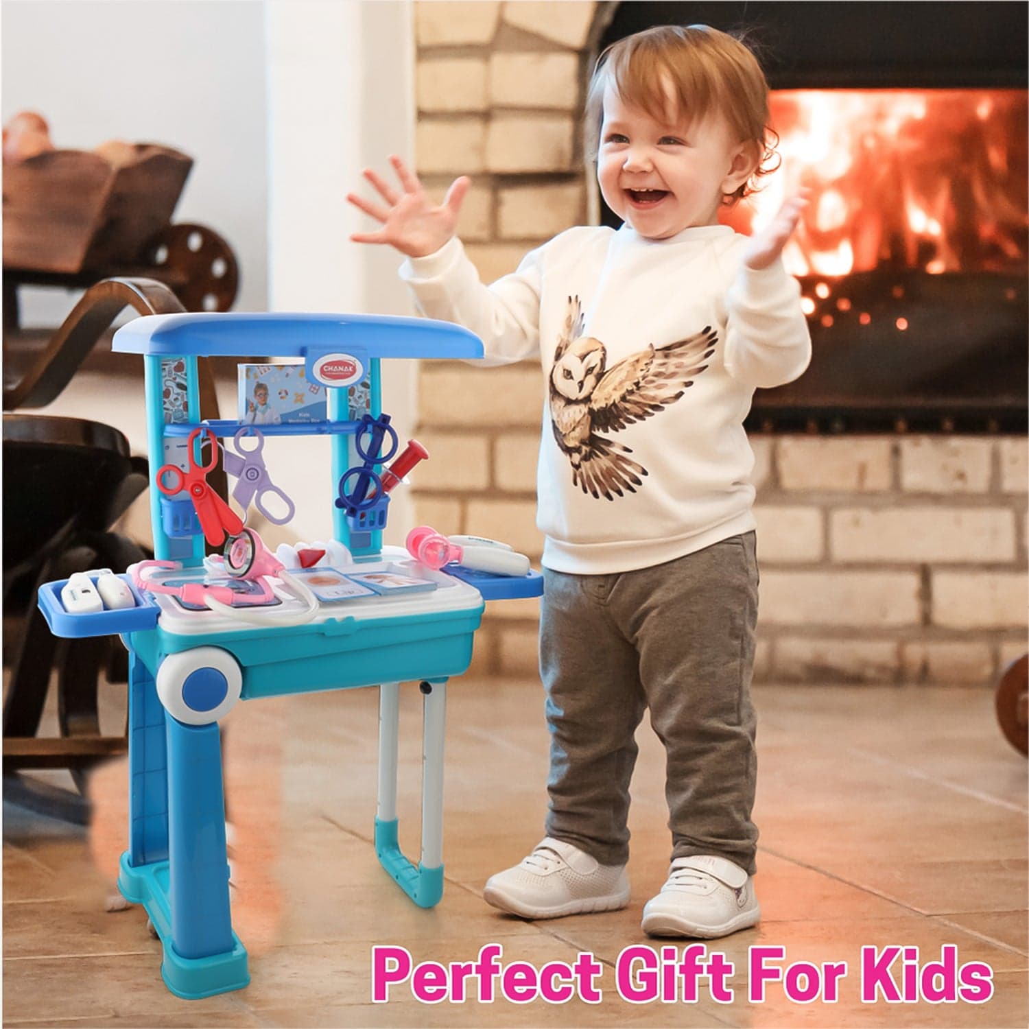 Premium Doctor Set Trolley Little Doctor Kids Toy (1 Set) thumbnail 6