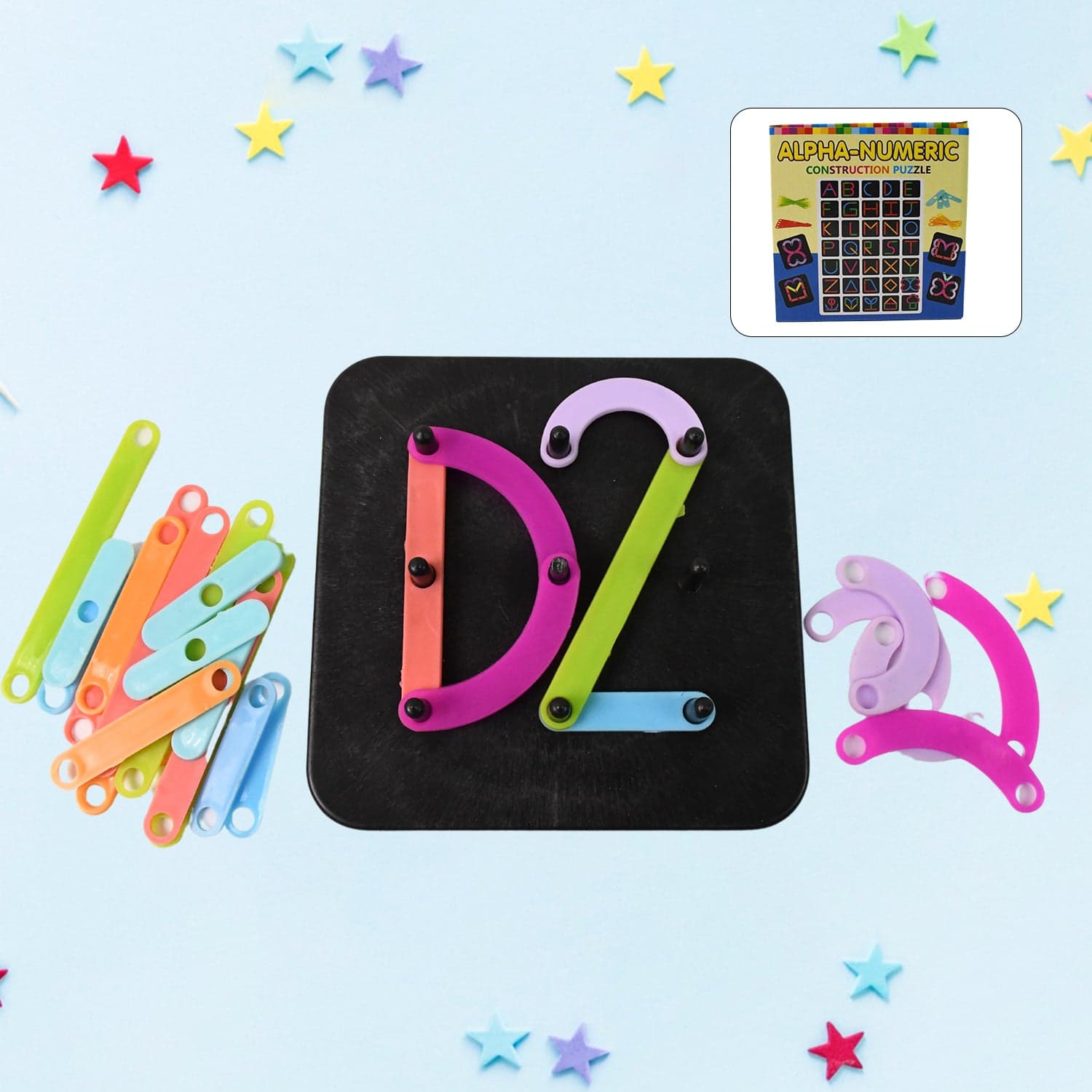 Alpha Numeric Puzzle - Alphabet Construction Puzzle thumbnail 1
