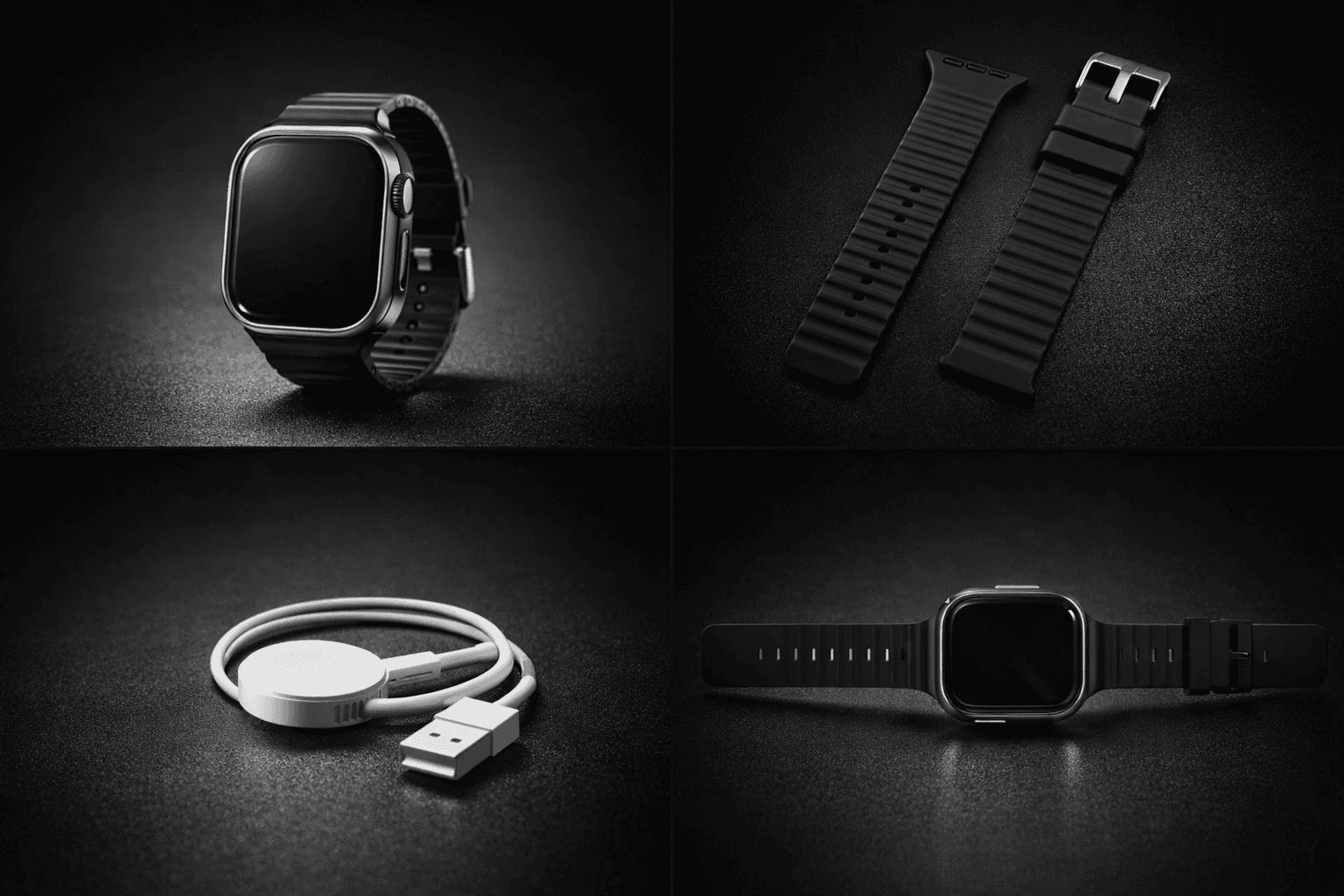 LAXASFIT T900 Ultra 2 Smartwatch – Black | 2.19 Infinite Display thumbnail 2