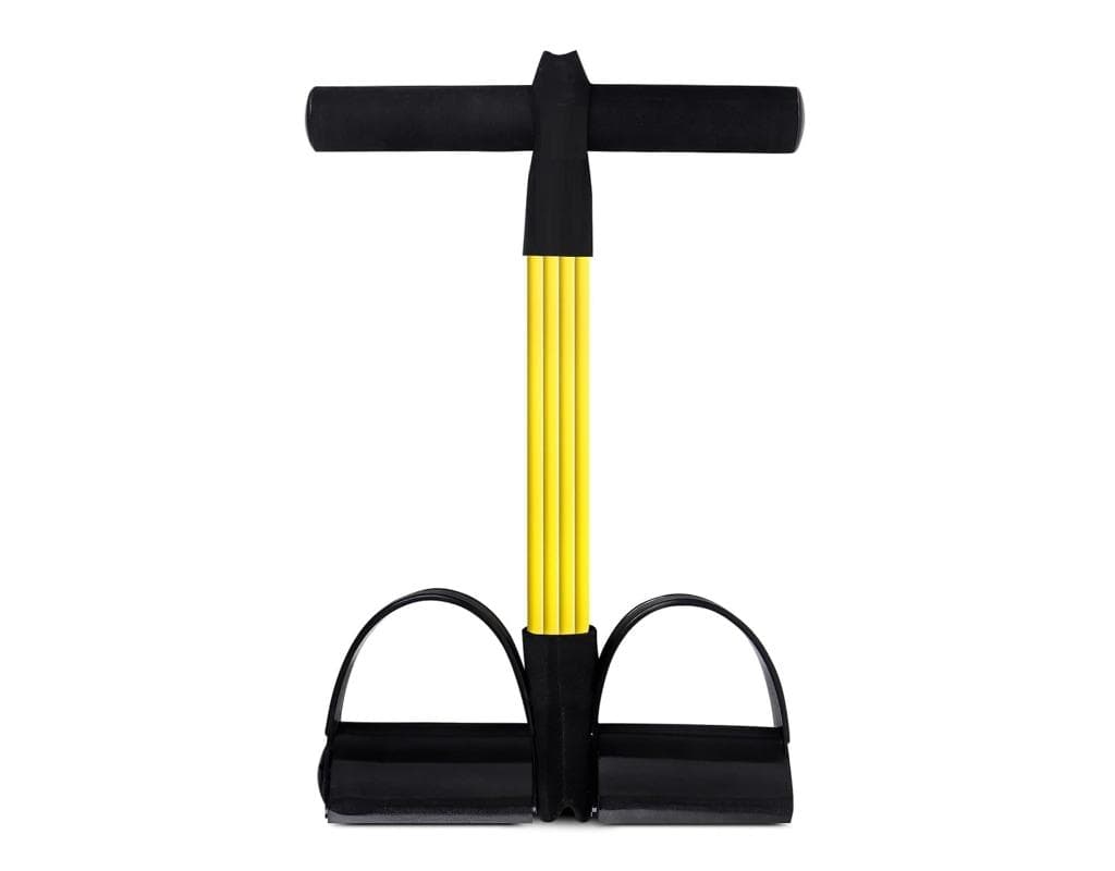 Portable Pedal Resistance Exerciser With Handle | Home Fitness Puller Bands thumbnail 2