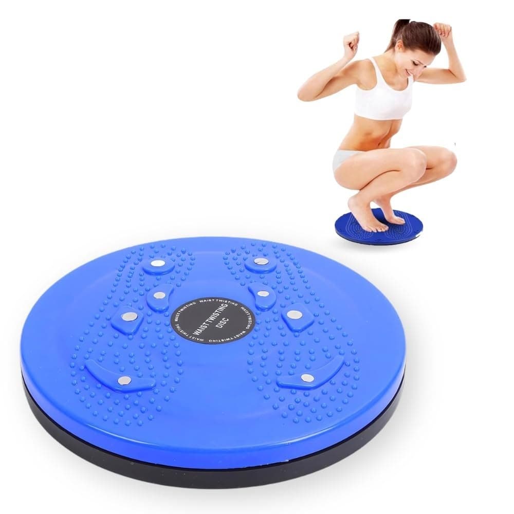 Magnetic Waist Twisting Disc With Acupressure Massage – Anti-Slip Balance Board For Home Fitness thumbnail 2