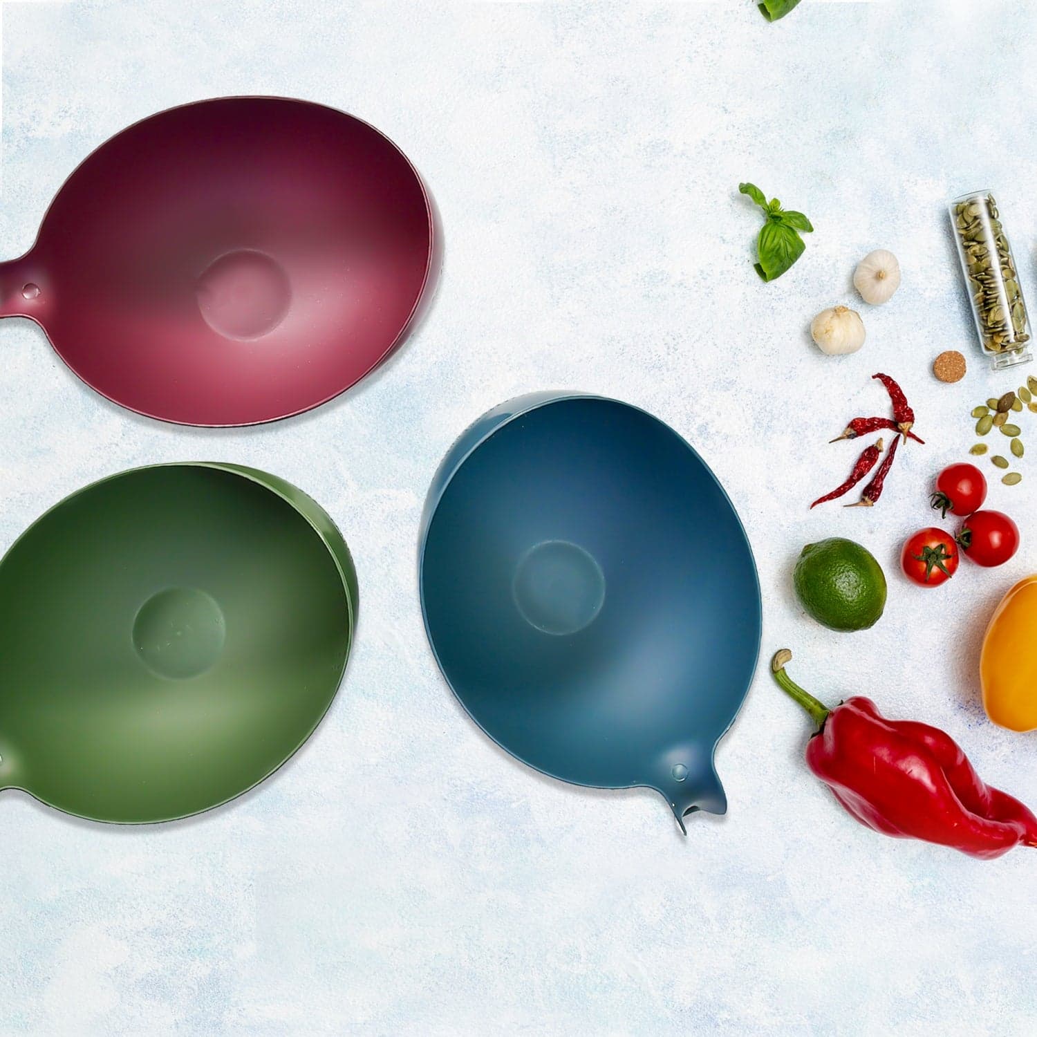 Plastic Rice Bowl / Food Strainer Thick Drain Basket With Handle For Rice ID-2015 thumbnail 1
