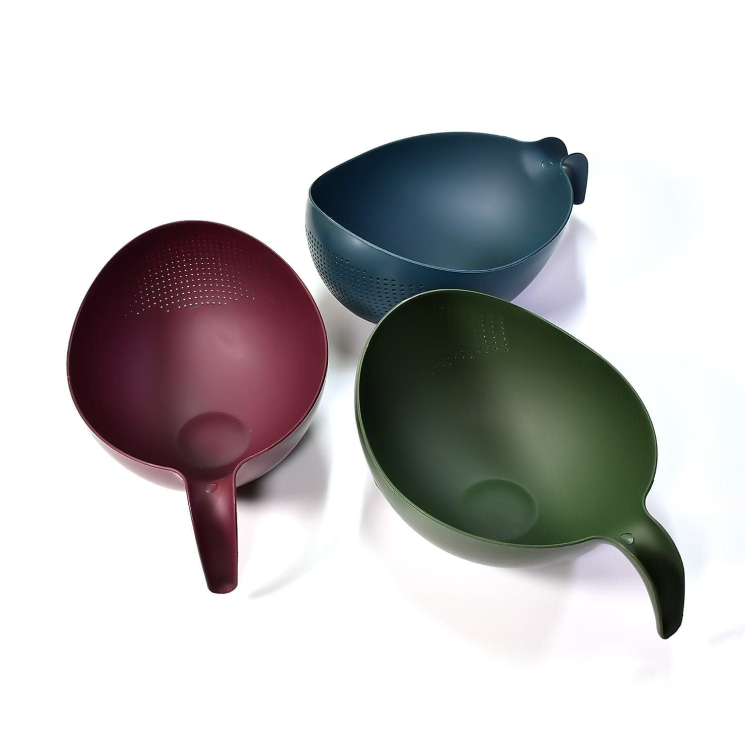 Plastic Rice Bowl / Food Strainer Thick Drain Basket With Handle For Rice ID-2015 thumbnail 4