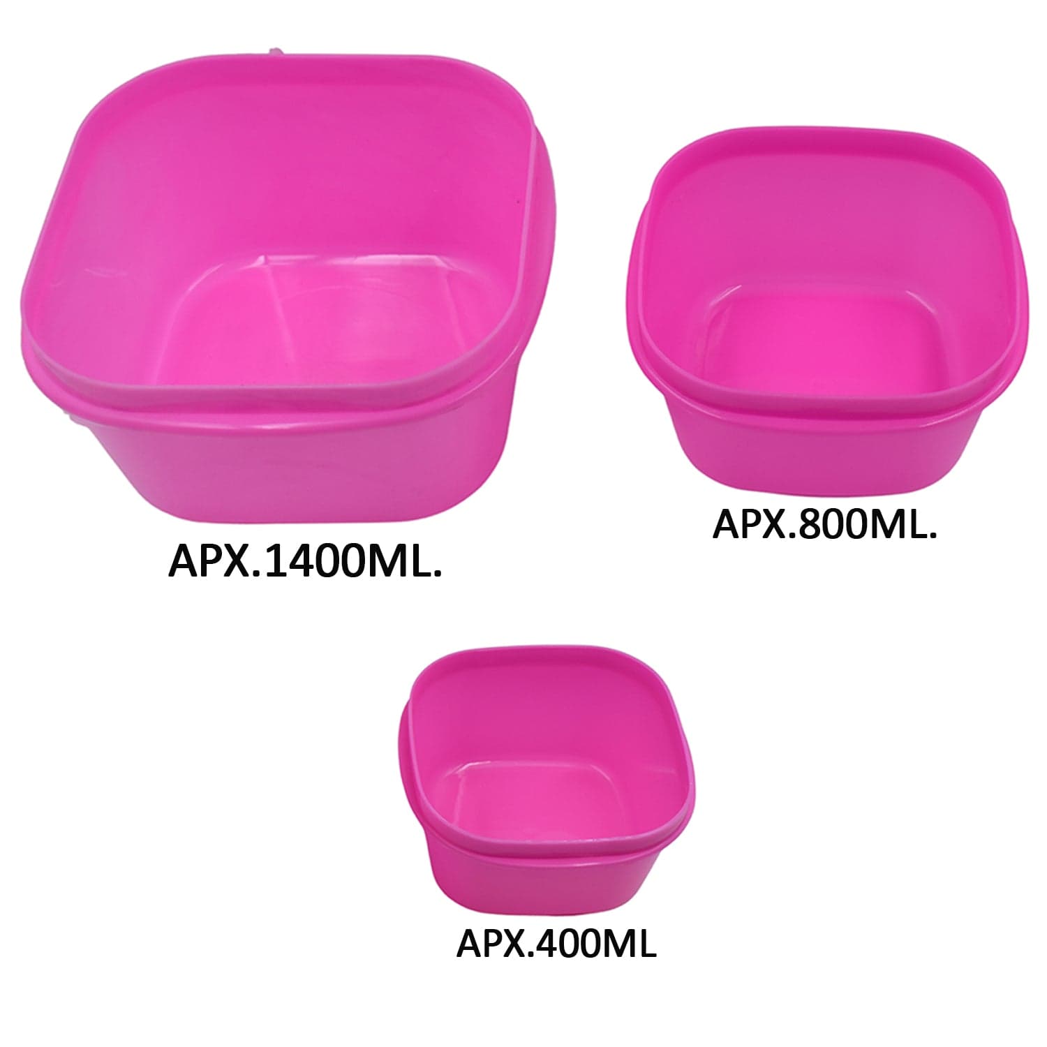 3 Pc Multi-Purpose Container used in all kinds of household and official purposes for storing food and stuffs etc. thumbnail 5